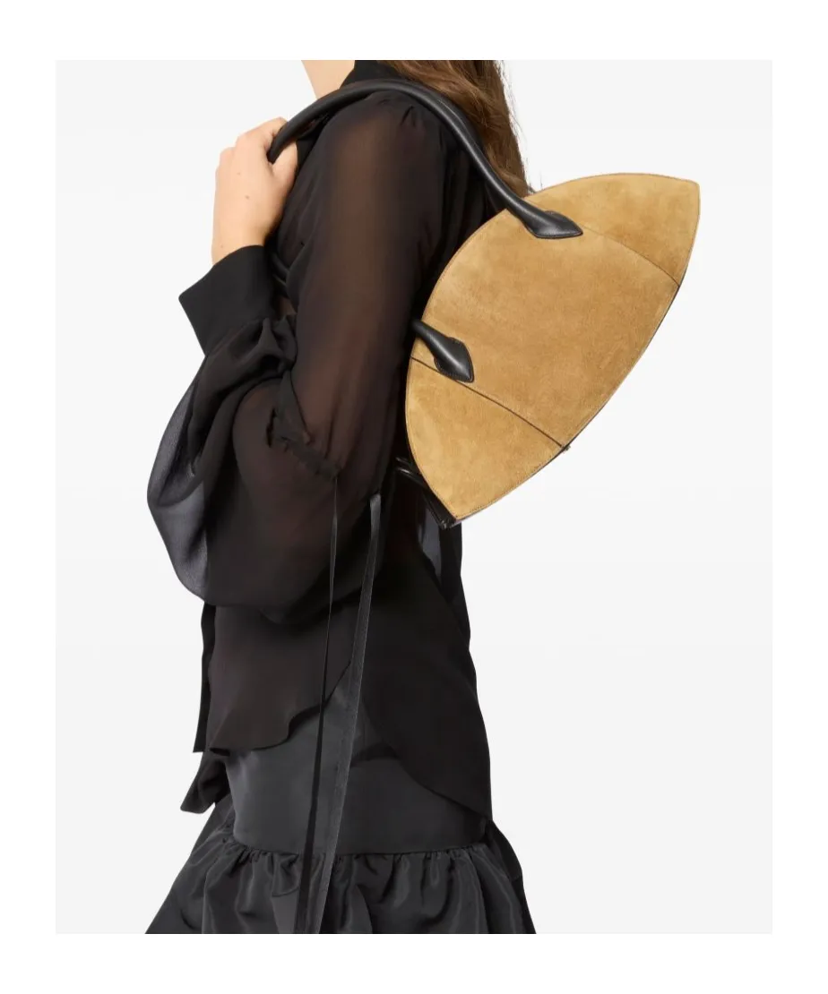 Medium Le Bal Suede Zip Shoulder Bag