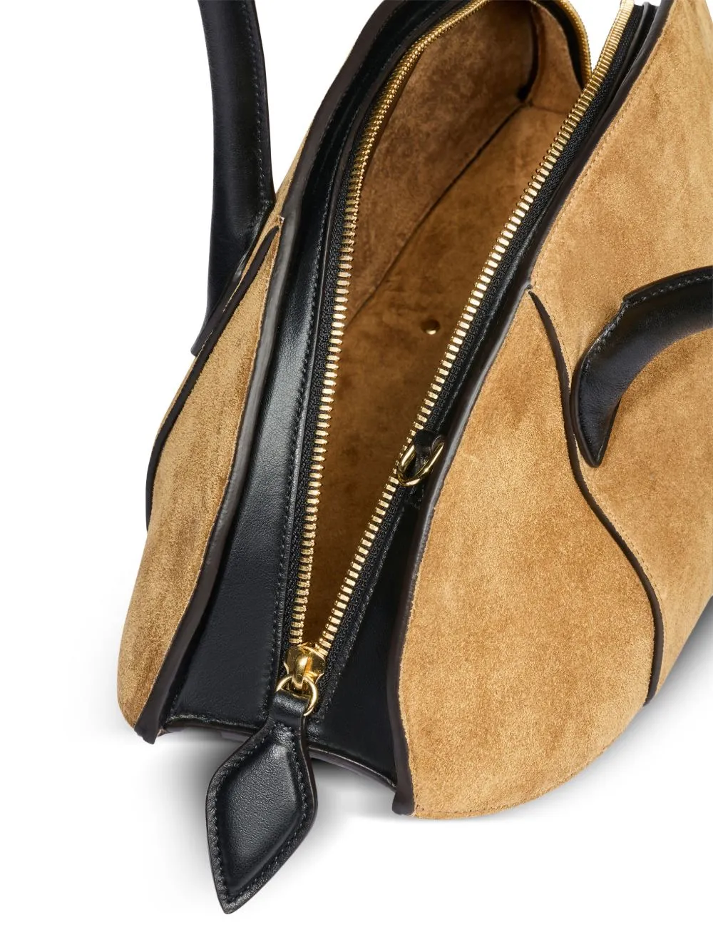 Medium Le Bal Suede Zip Shoulder Bag