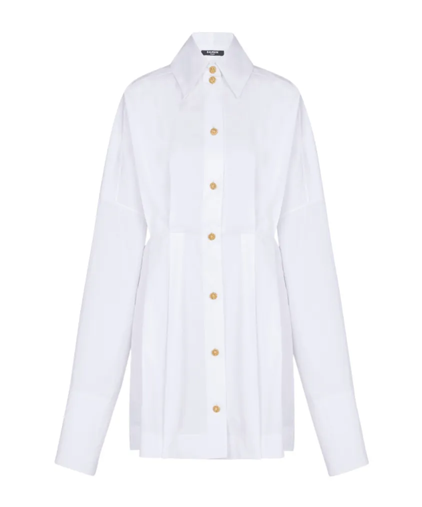 Balmain Tapered Shirt Dress
