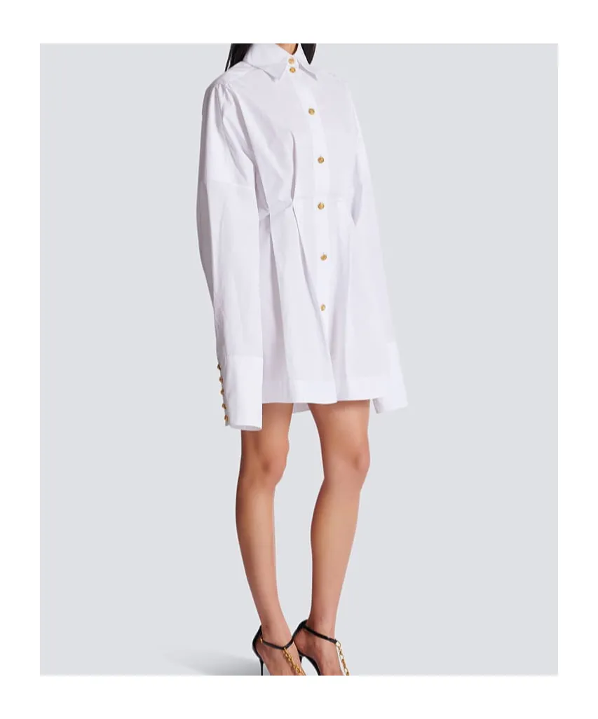 Balmain Tapered Shirt Dress