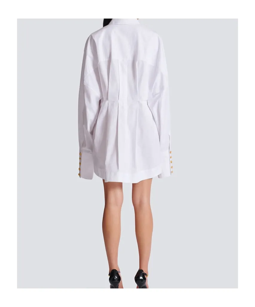 Balmain Tapered Shirt Dress