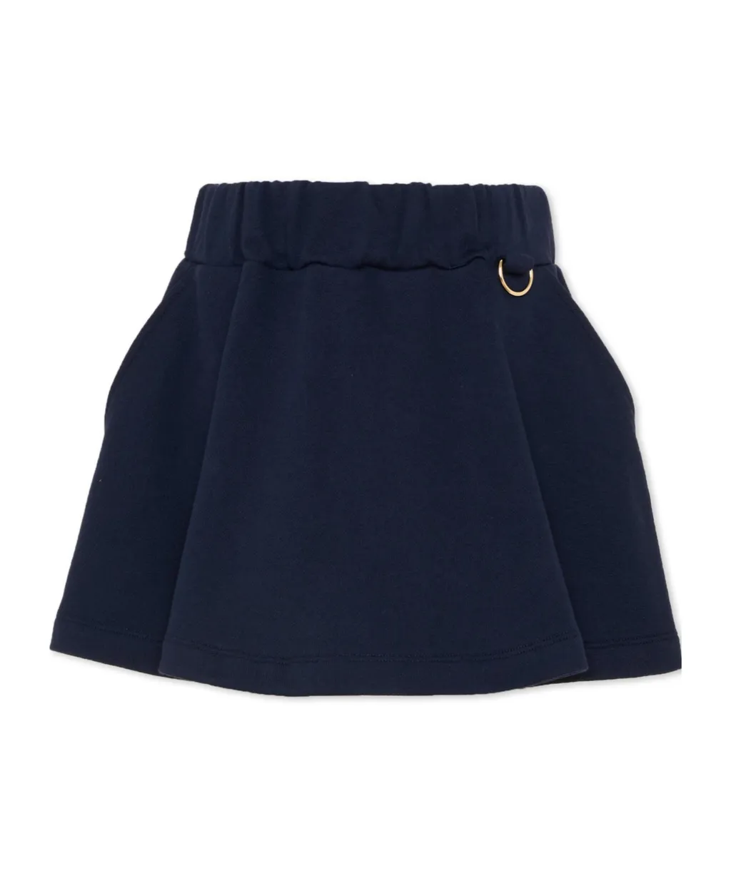 Fendi Kids Pleated Knitted Skirt