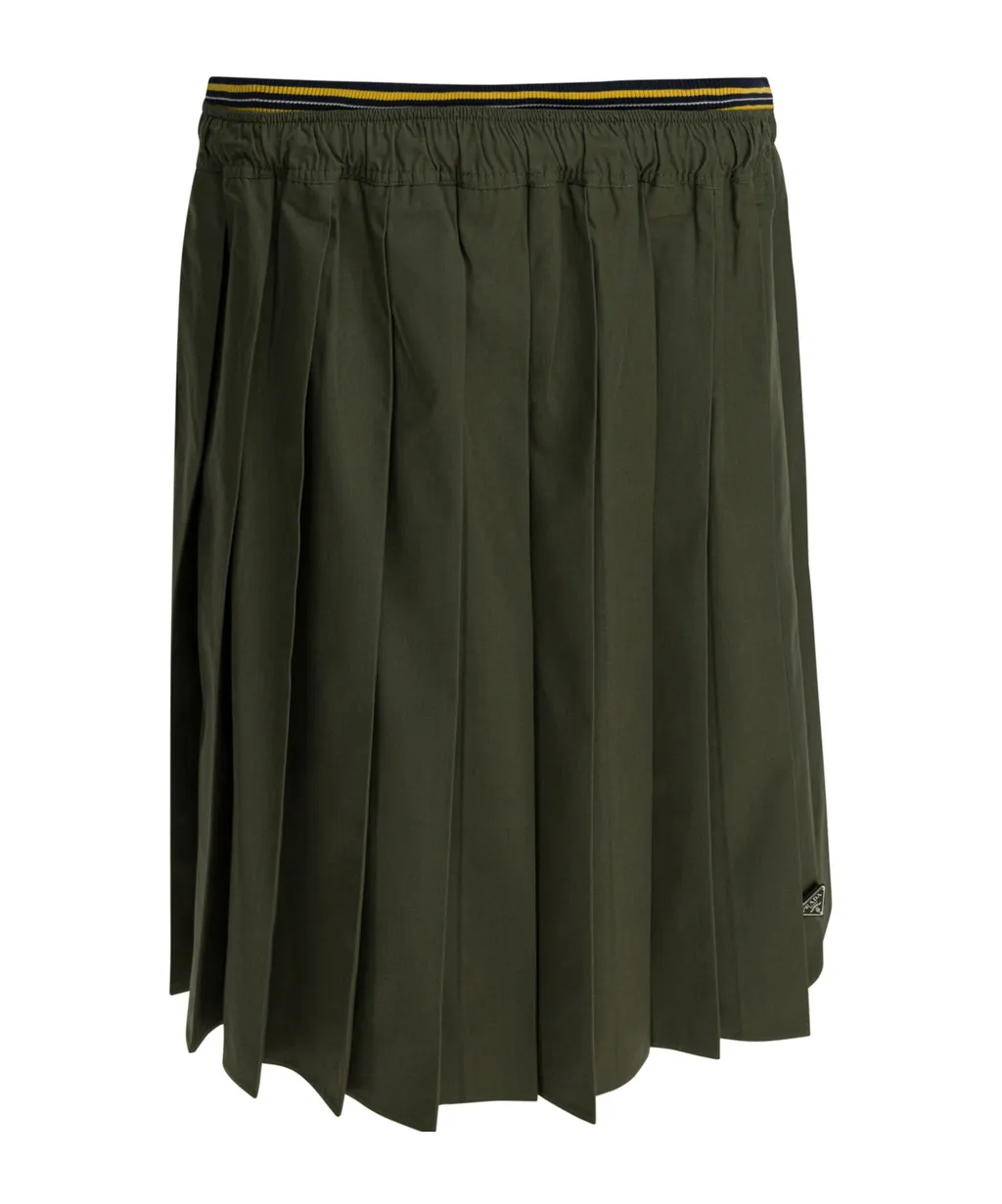 Pleated Midi Skirt