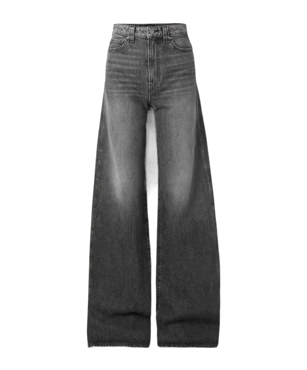 Dane High-Waisted Wide-Leg Jeans