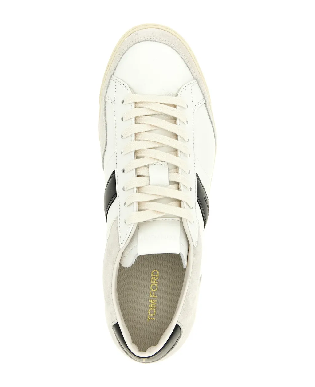 Tom Ford	Logo Debossed Lace-Up Sneakers