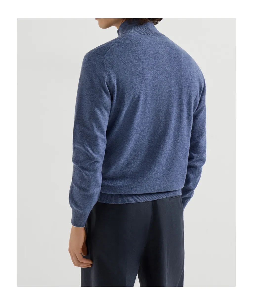 Half-Zip Cashmere Sweater