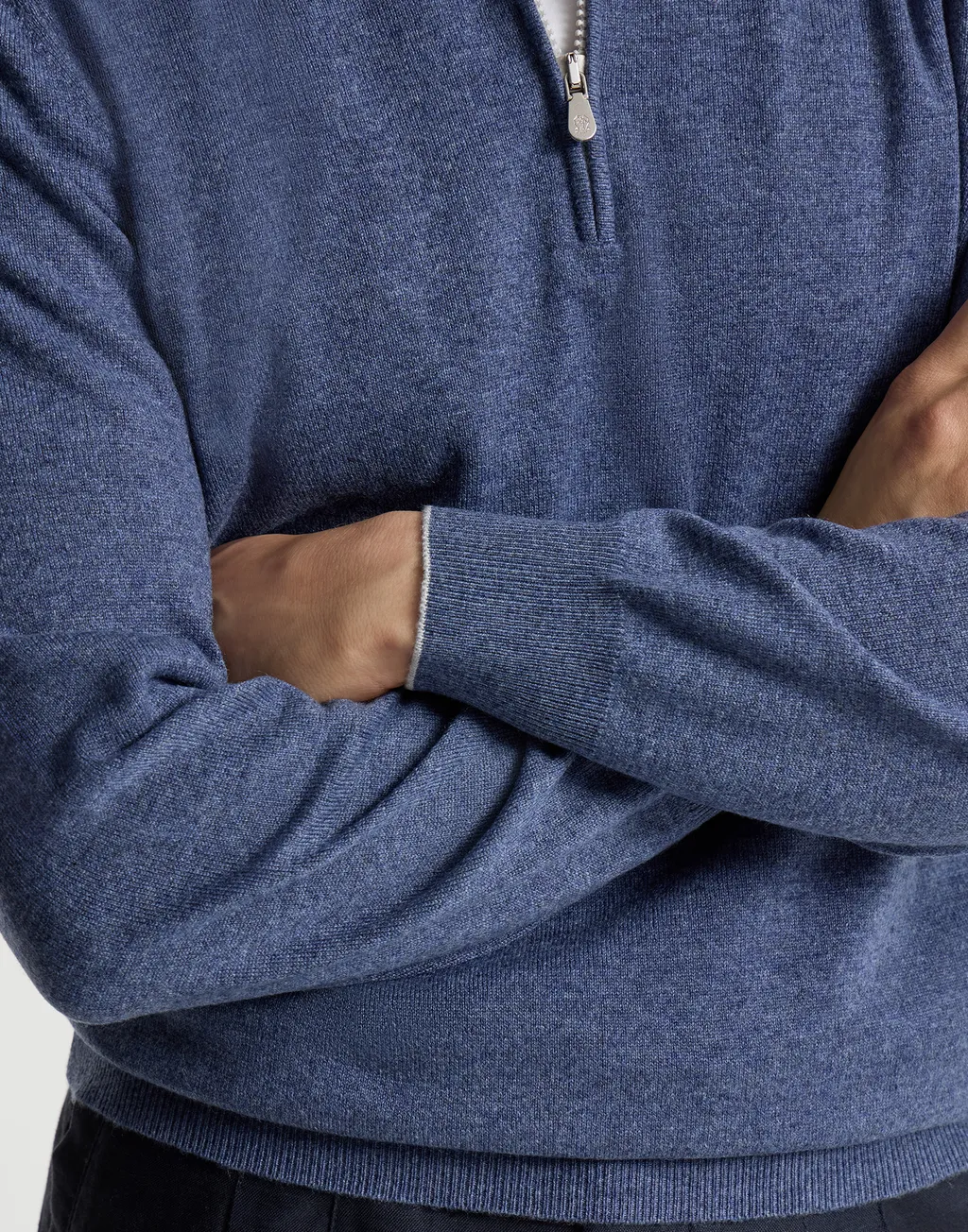 Half-Zip Cashmere Sweater