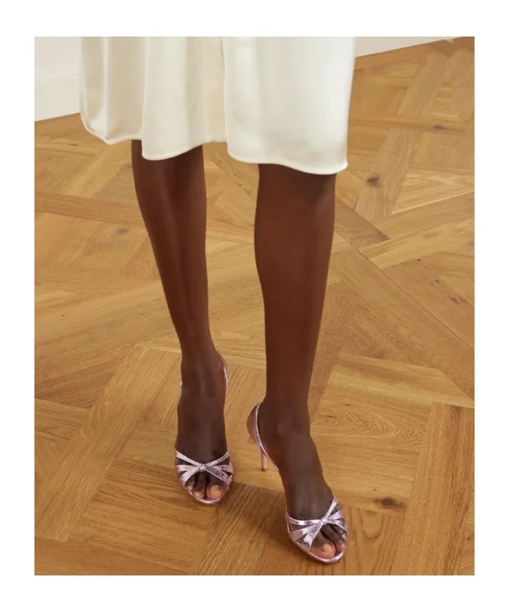 Stiletto-Heeled Sandals