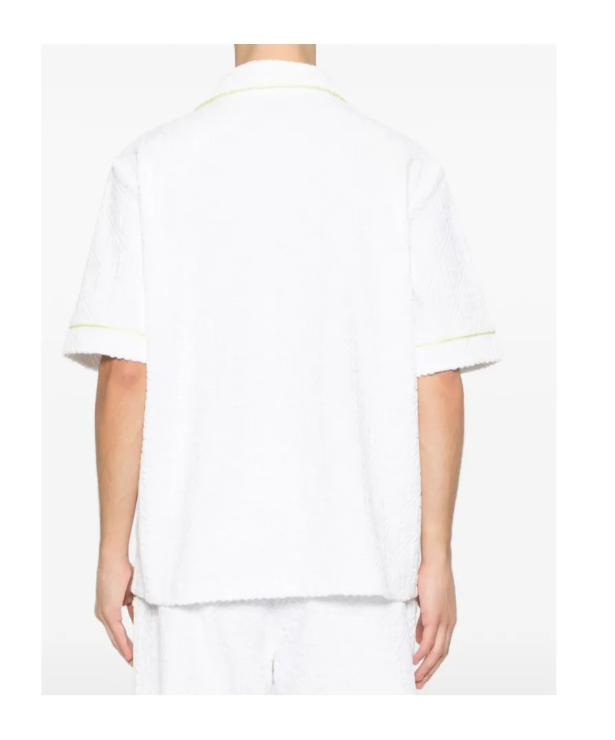 Casablanca Short-Sleeved Towelling Shirt
