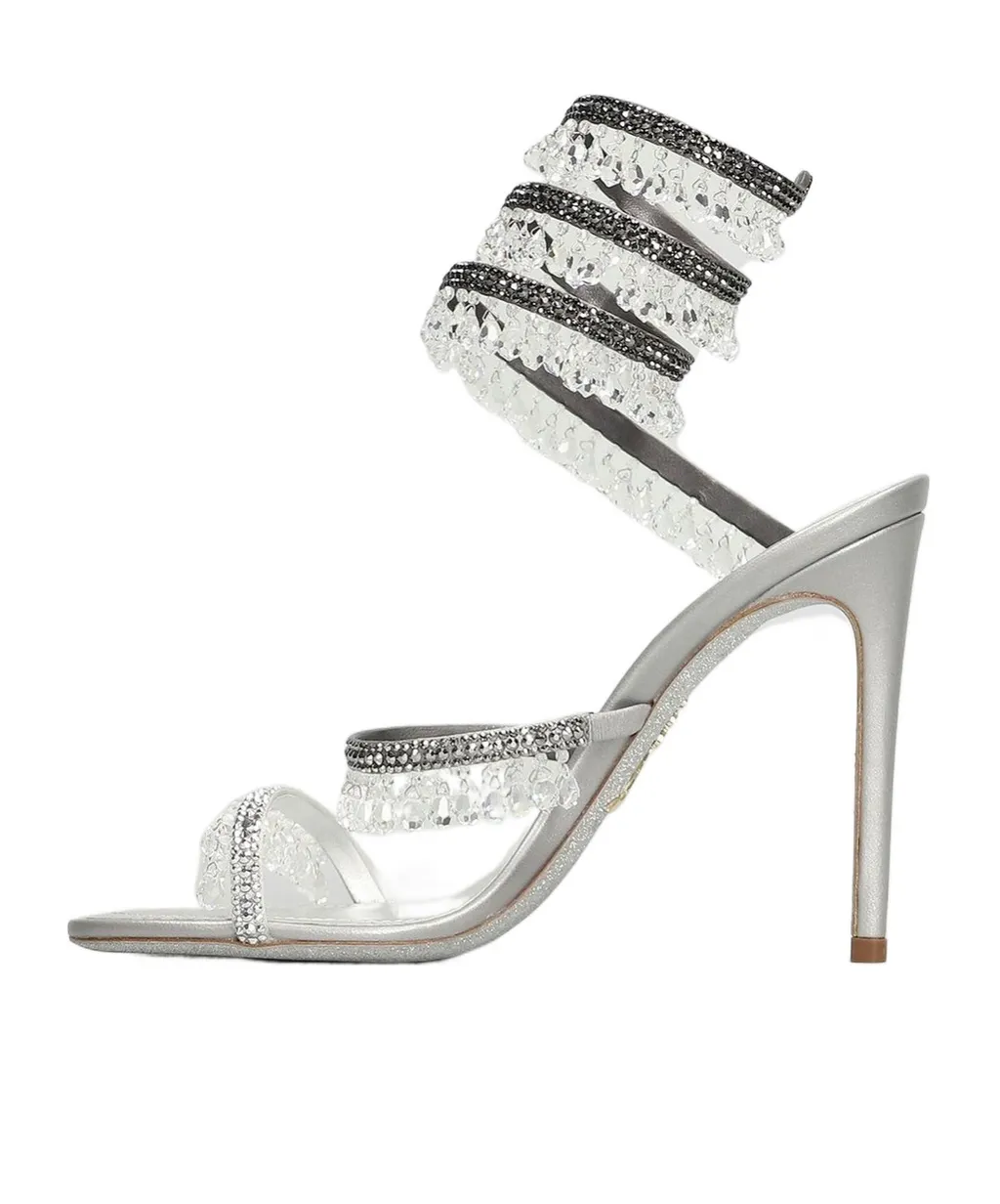 René Caovilla Chandelier Embellished Sandals