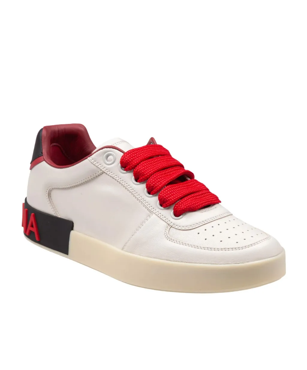 Dolce & Gabbana Portofino Logo Lettering Sneakers