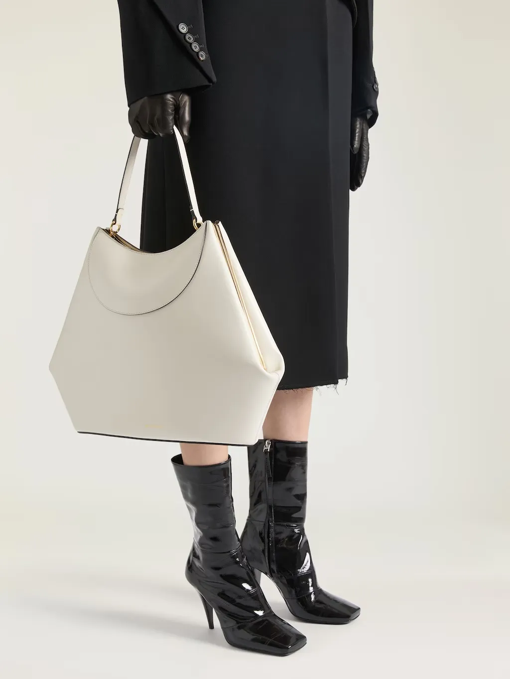 Facet Bag In Leather