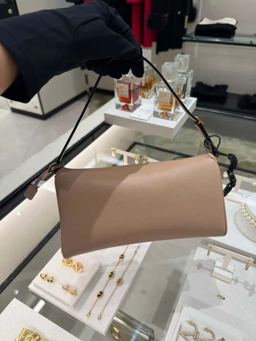 Valentino Garavani Devain Small Nappa Shoulder Bag