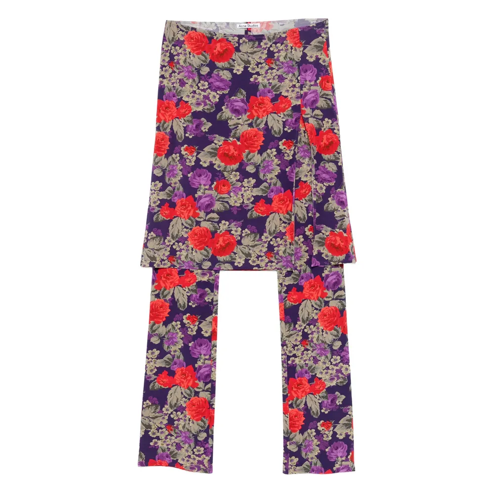 Patterned Casual Pants