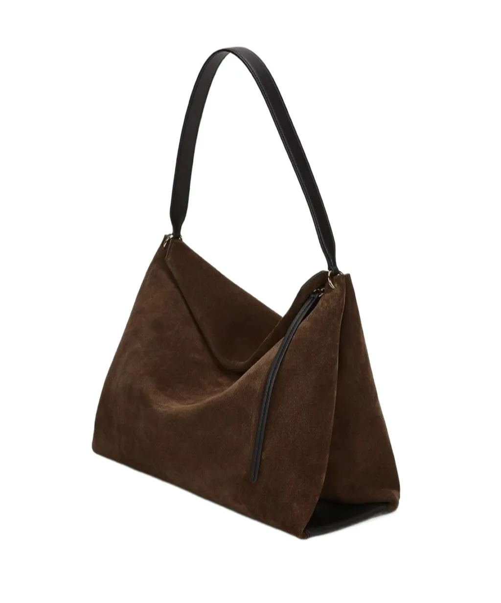 Zippered Shoulder Bag