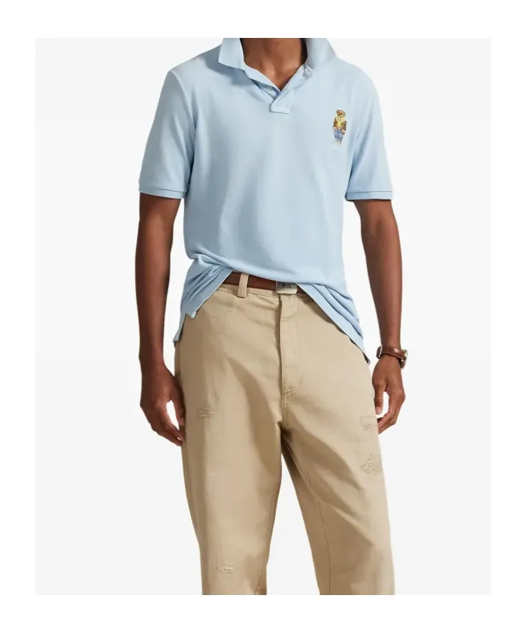 Polo Bear-Embroidered Polo Shirt