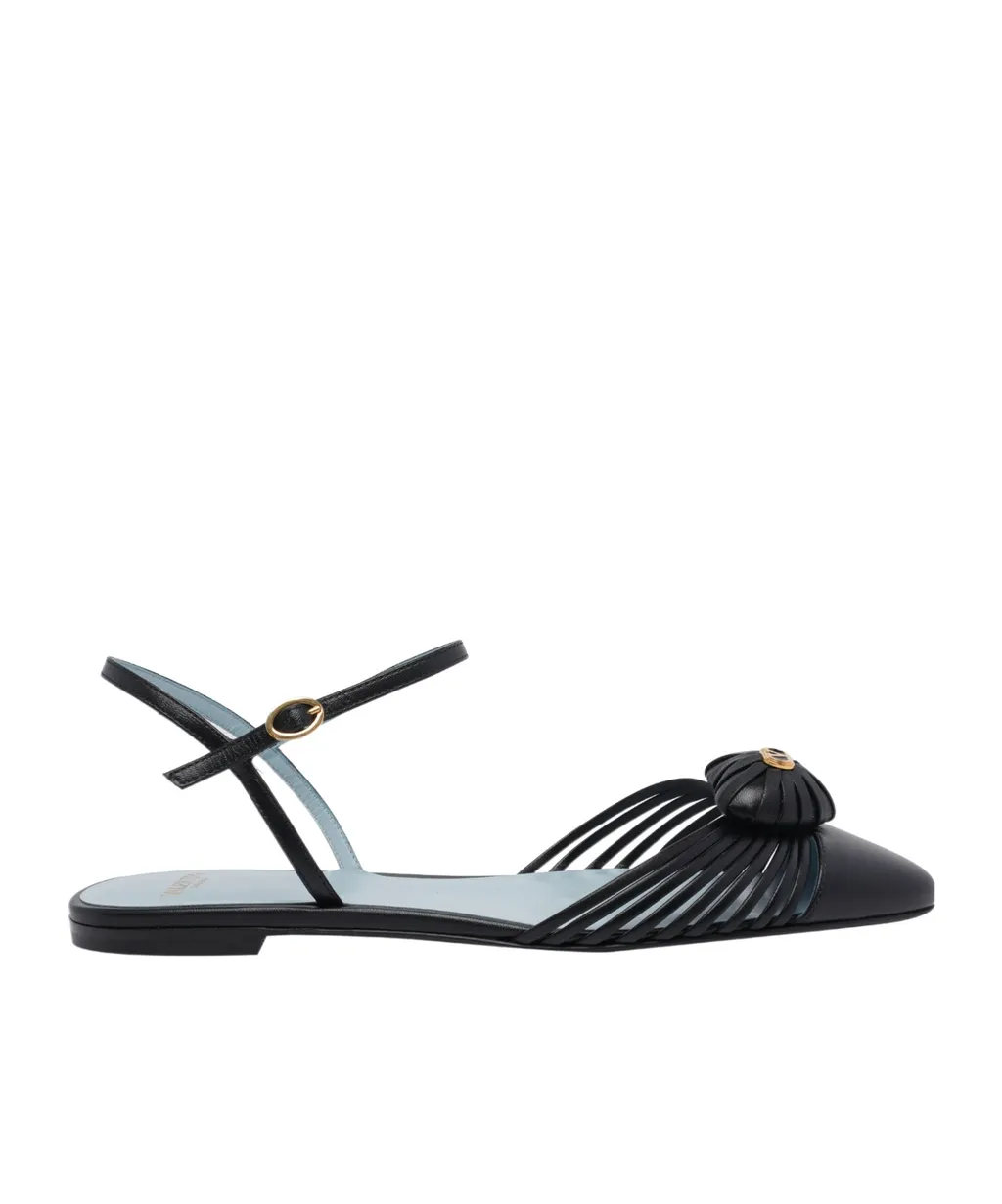 Open-Toe Flat Sandals