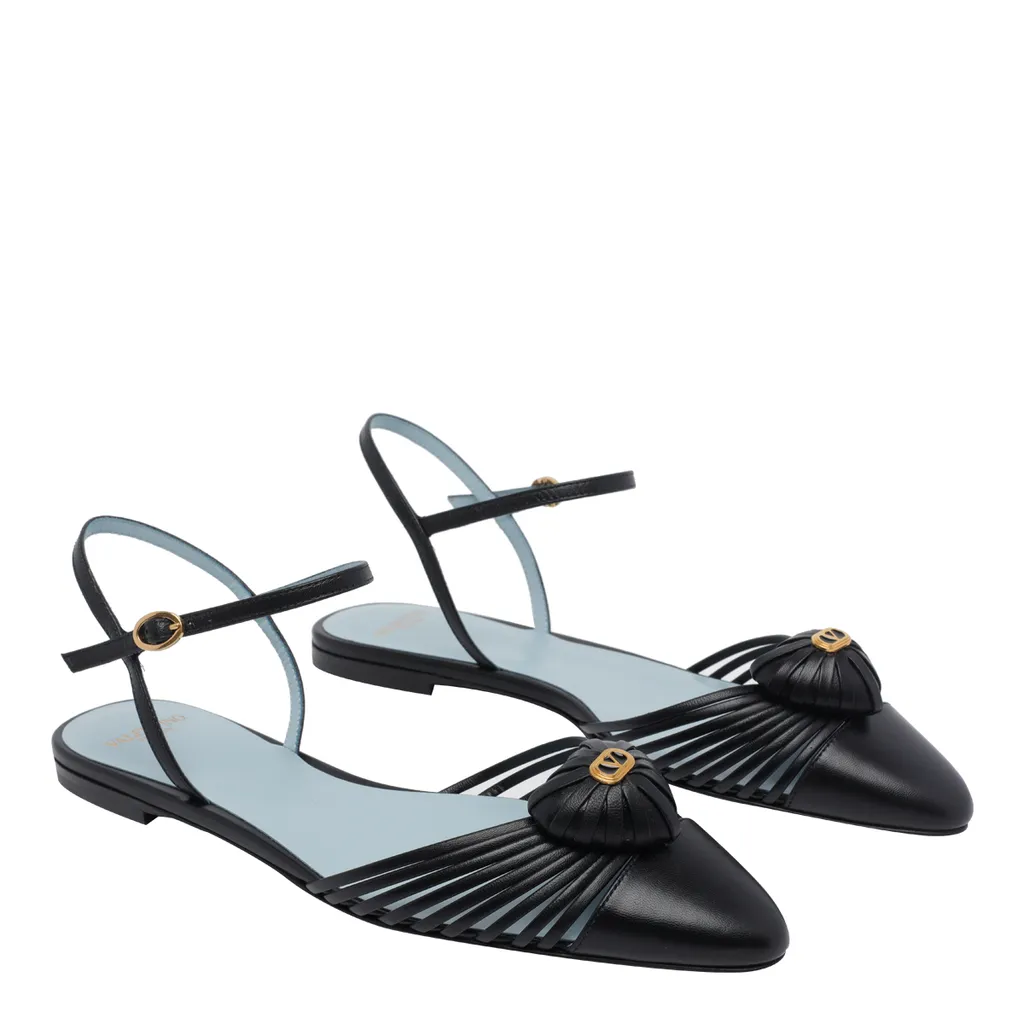 Open-Toe Flat Sandals