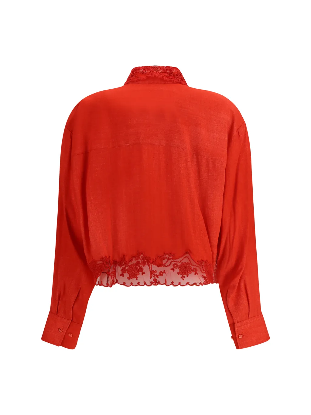 Ermanno Scervino Embroidered Lace Shirt