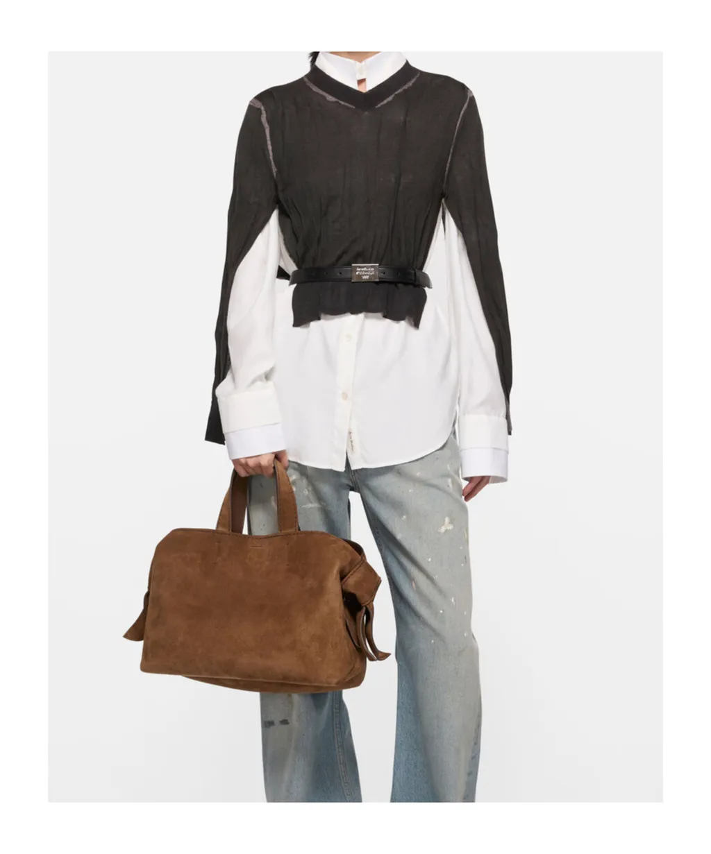 Musubi Knot-Detail Tote Bag