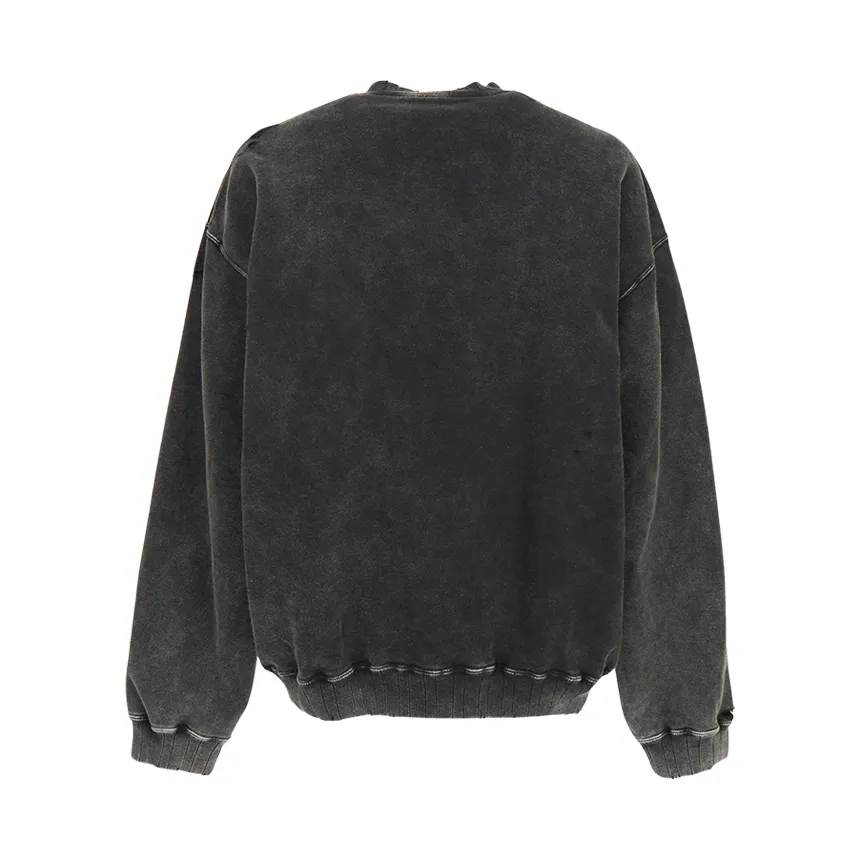 Distressed-Effect Sweater