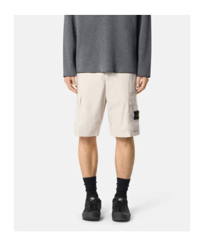 Logo Patch Cargo Shorts