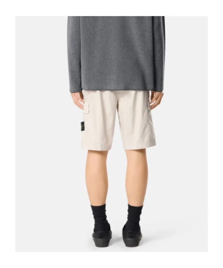 Logo Patch Cargo Shorts