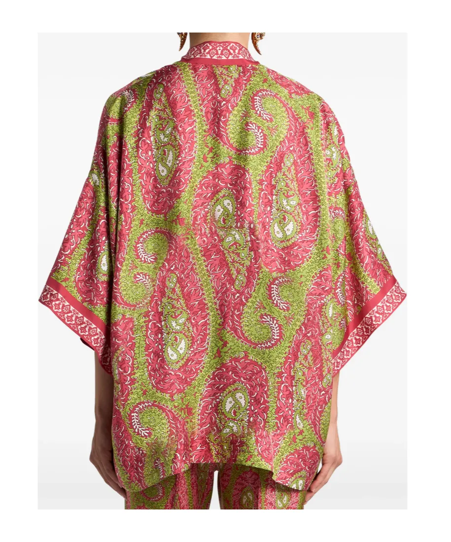Paisley Foliage Silk Twill Jacket