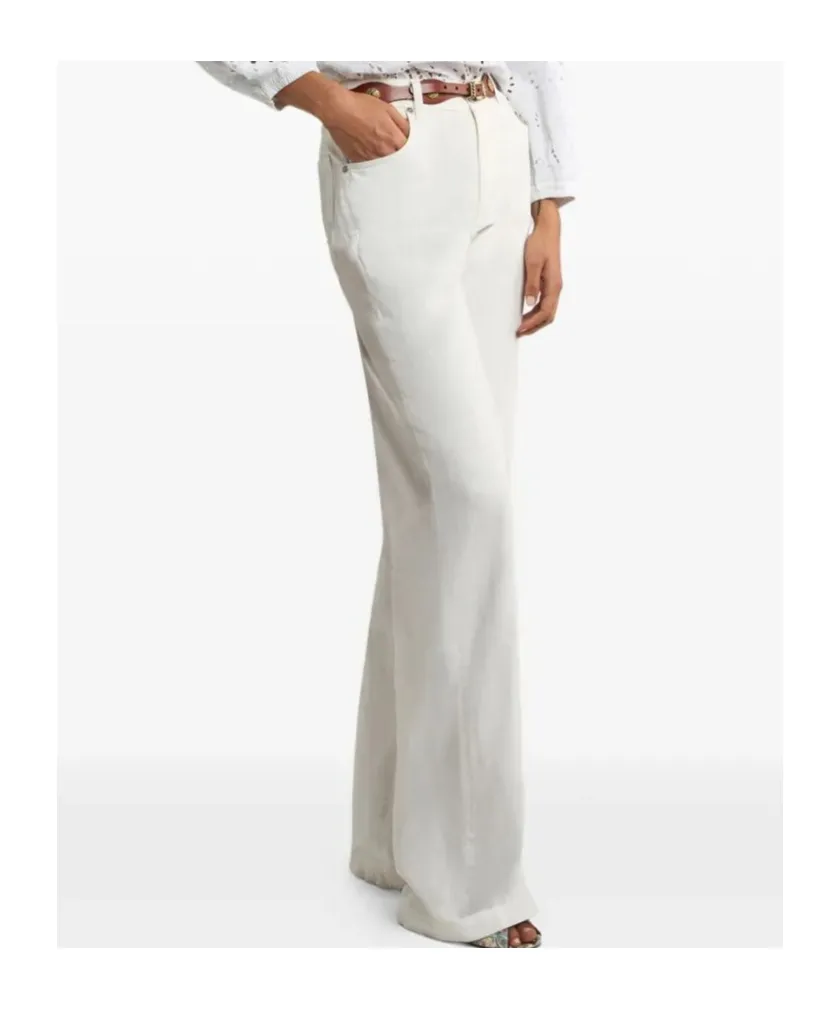 Pegaso-Embroidery Cotton Jeans