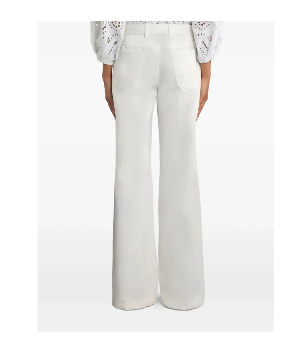 Pegaso-Embroidery Cotton Jeans