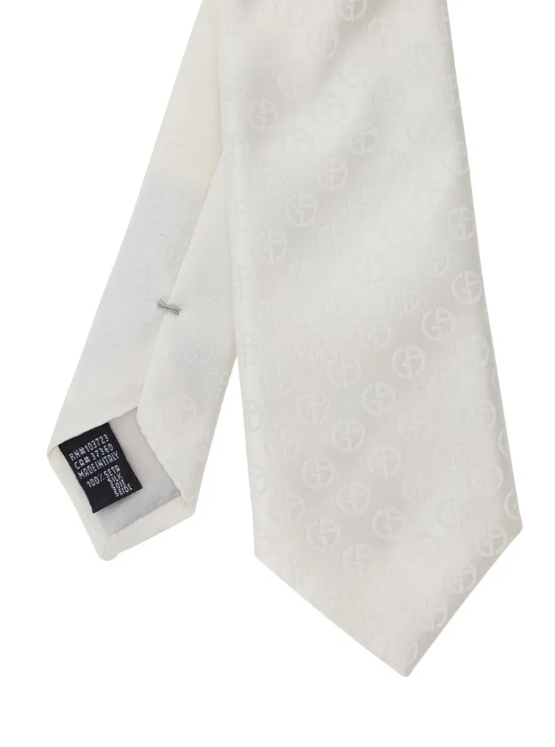 Giorgio Armani Logo-Jacquard Tie