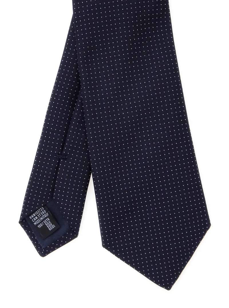 Giorgio Armani All Over Polka Dots Tie