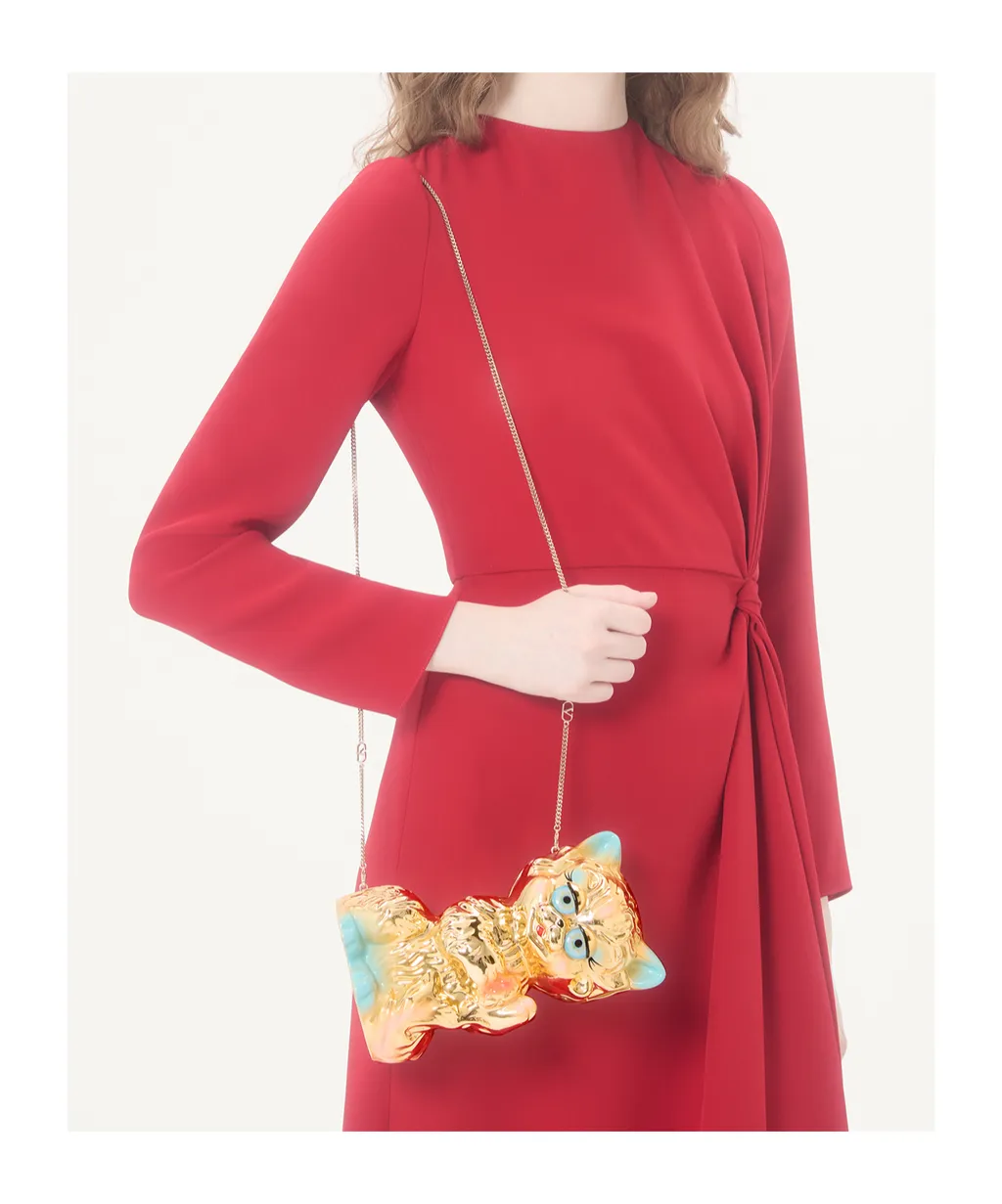 Le Chat De La Maison MinaudiÈRe Clutch Bag