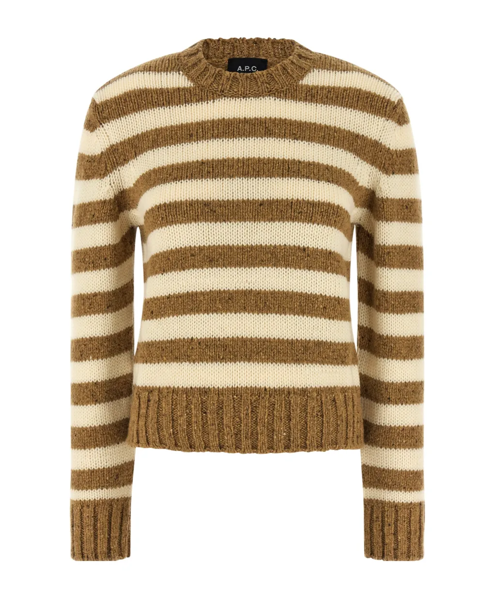 A.P.C. Striped Knitted Jumper