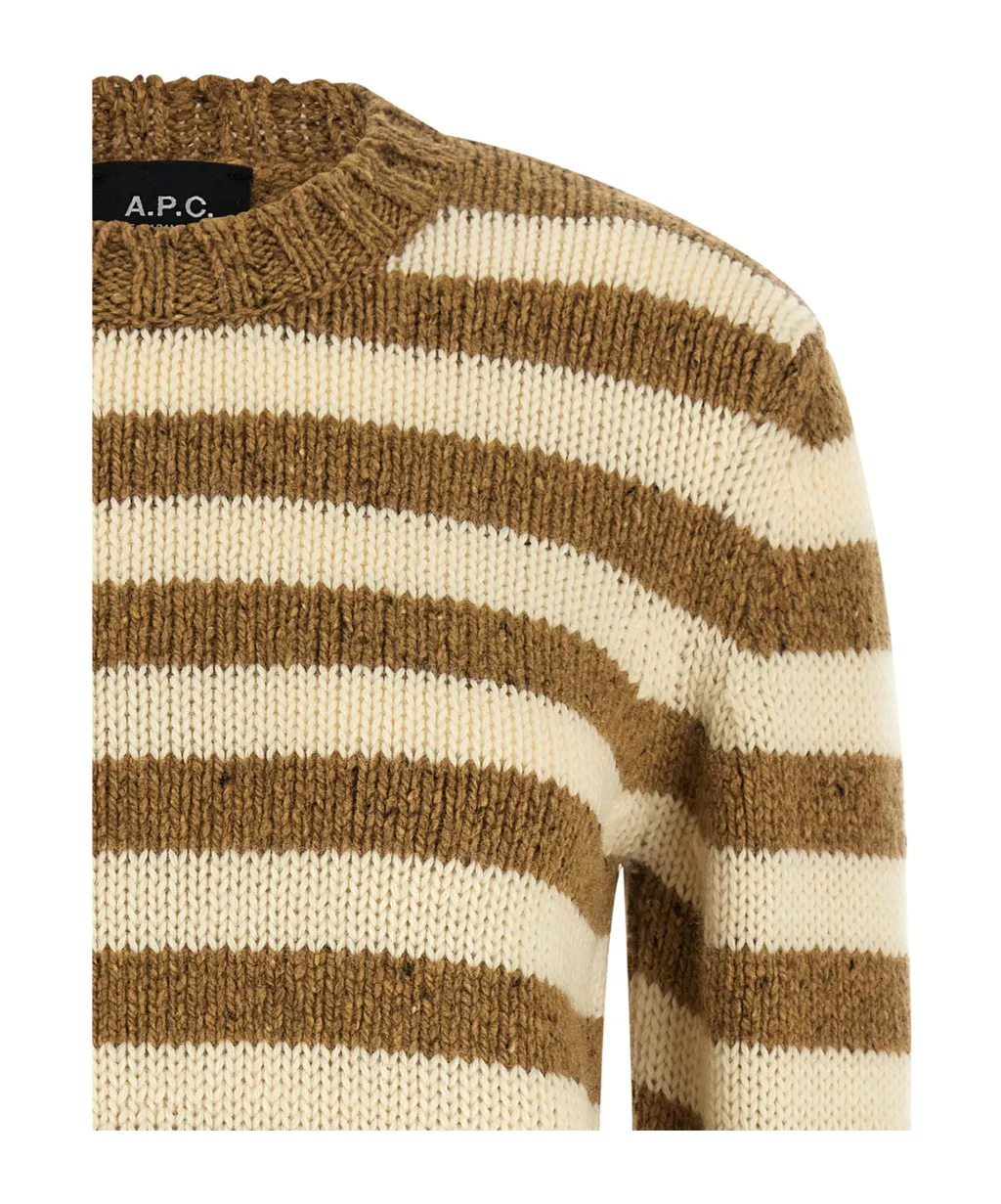 A.P.C. Striped Knitted Jumper