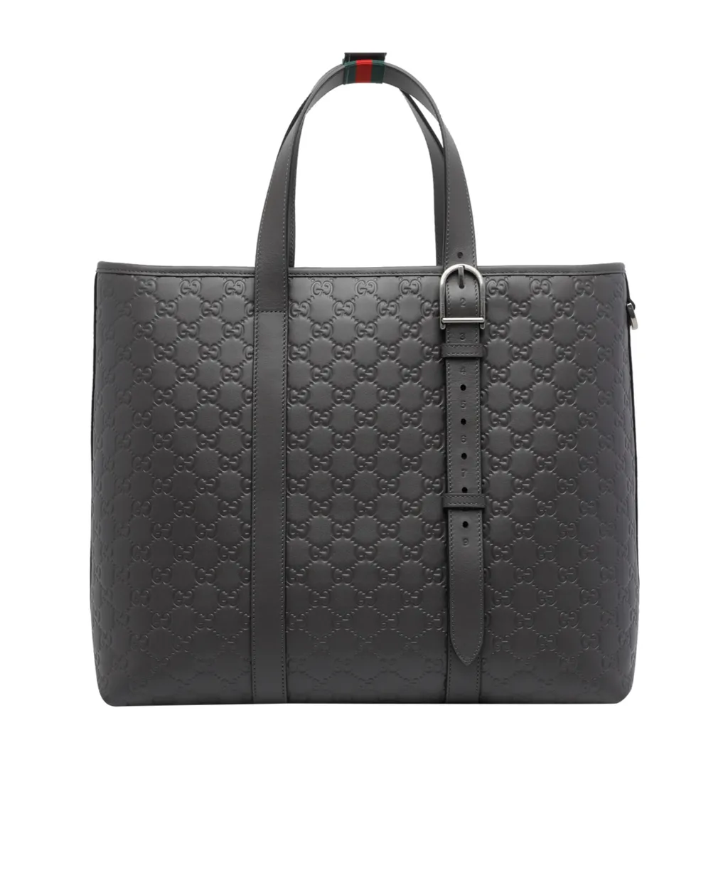 Gucci Gg Emblem Large Tote Bag