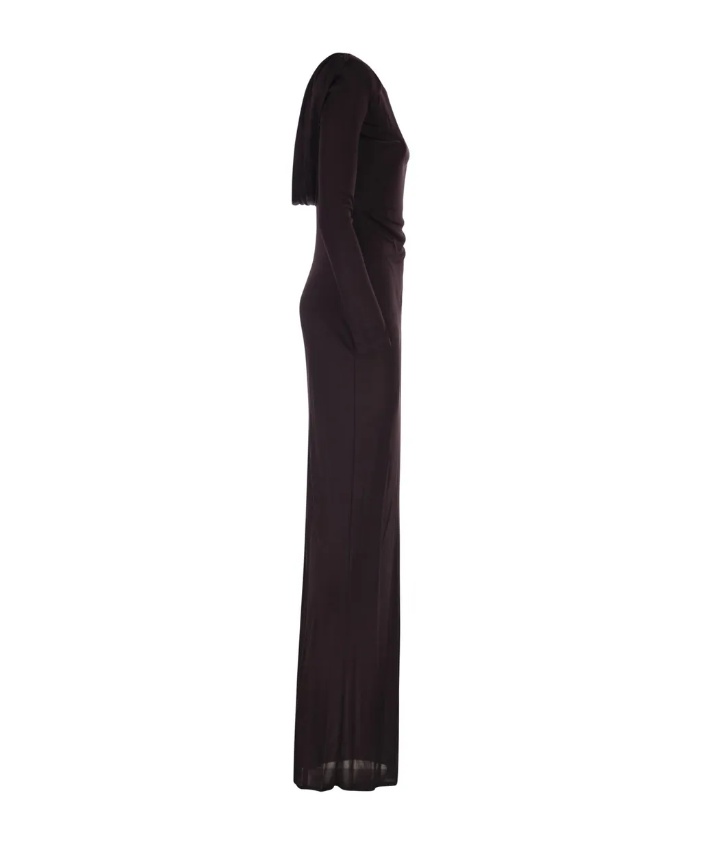 Elisabetta Franchi Chain Detailed Carpet Dress