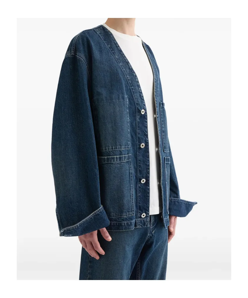 Patch Pocket Cotton Shirt Jacket