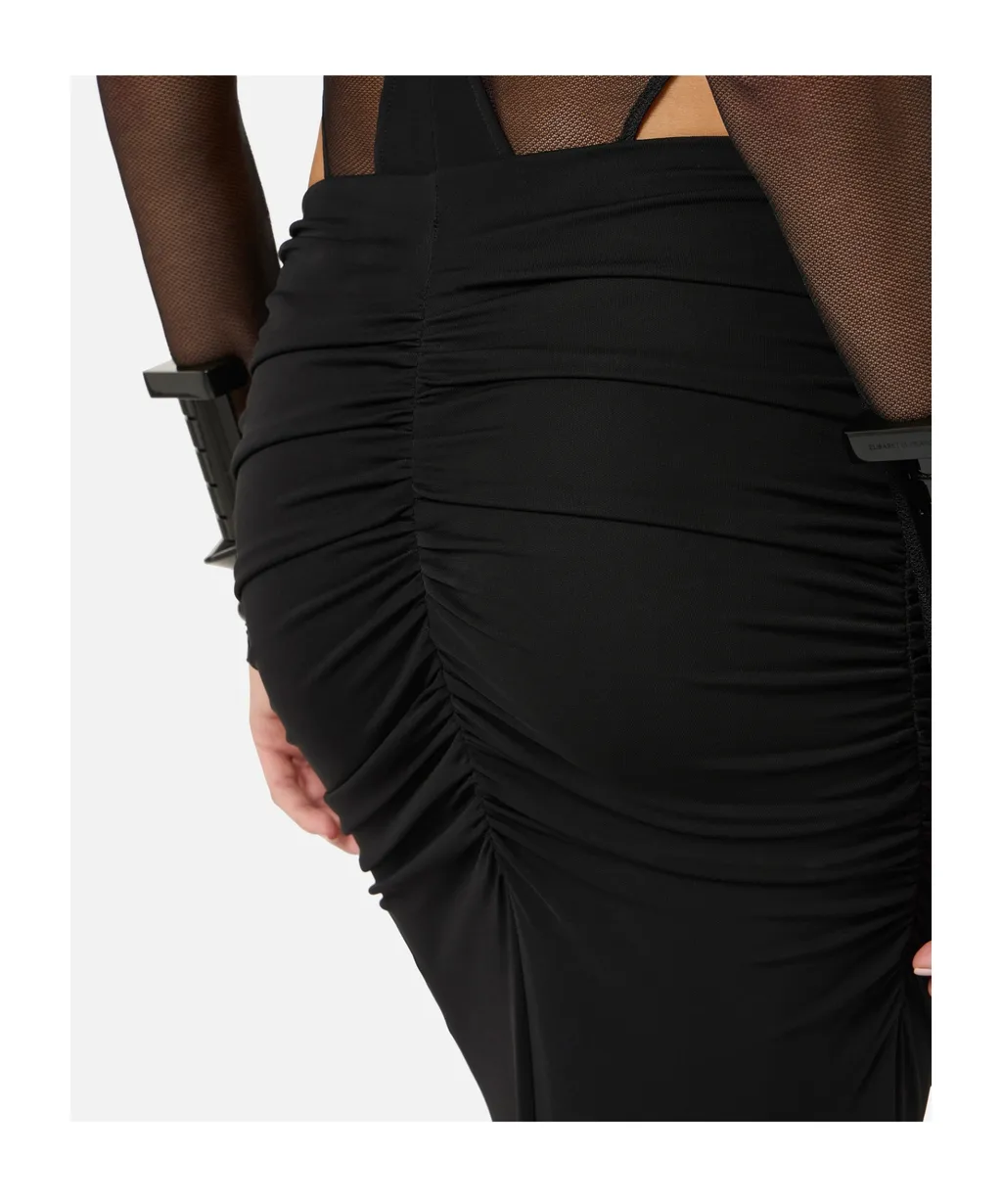 Draping Jersey Long Skirt