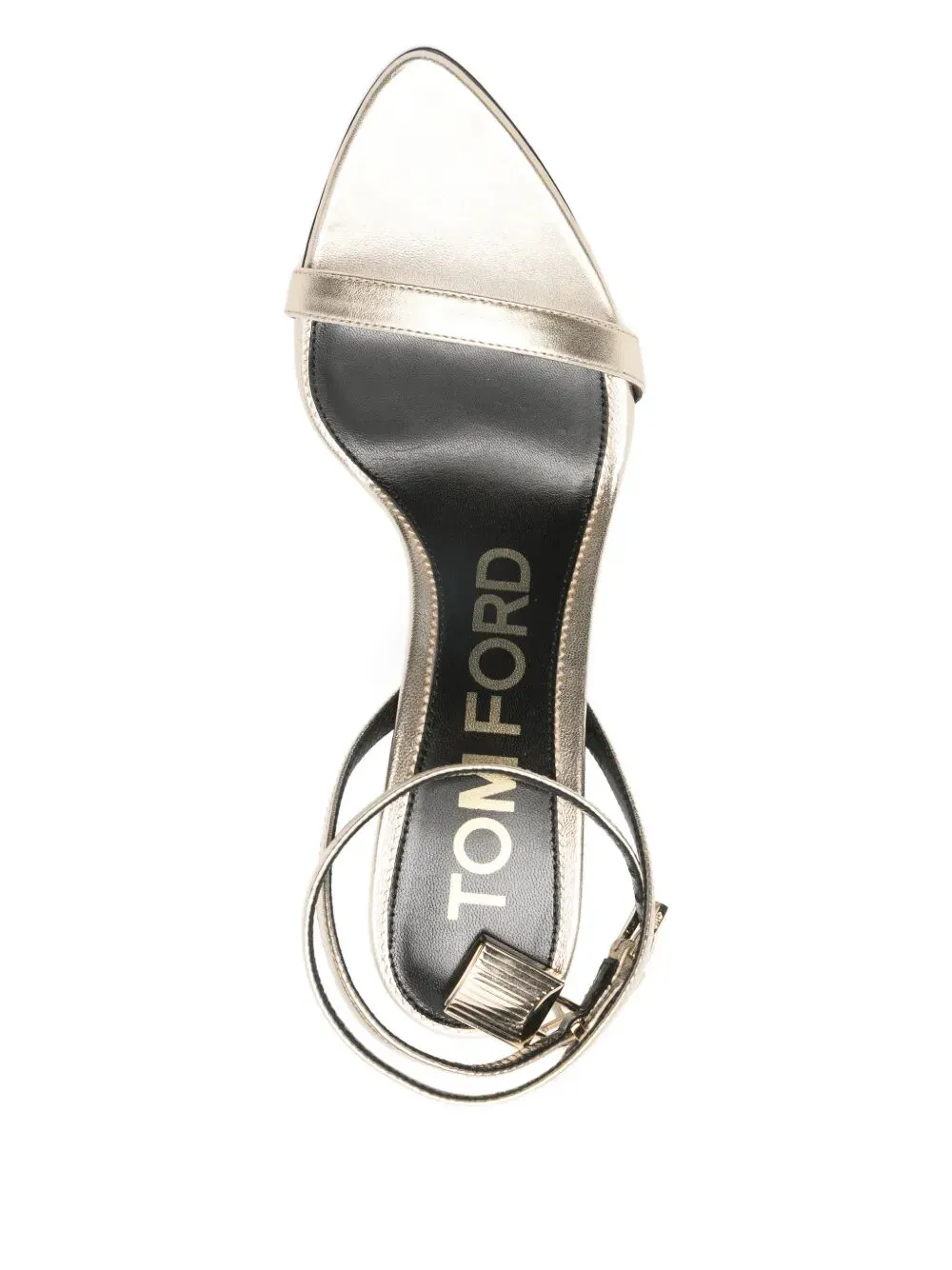 Ankle-Strap Padlock Sandals