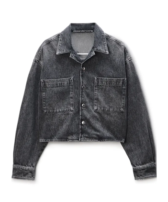 Cropped Long Sleeve Shirt