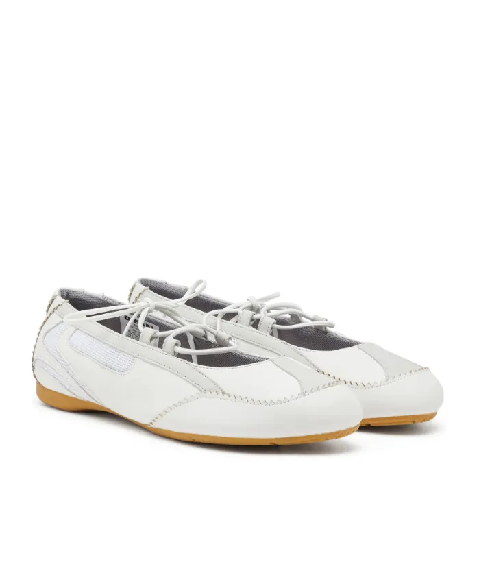 D-Mile Leather Sneakerinas