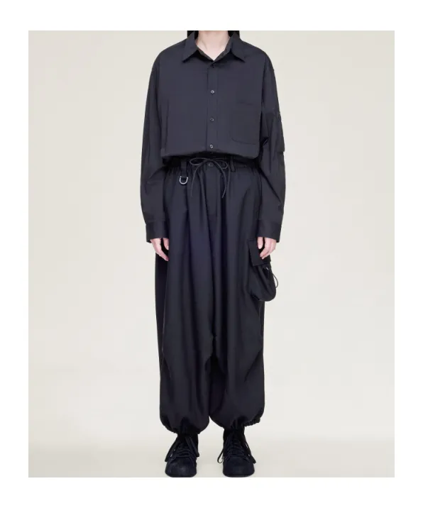 Y-3 Sport Uniform Wide Cargo Trousers