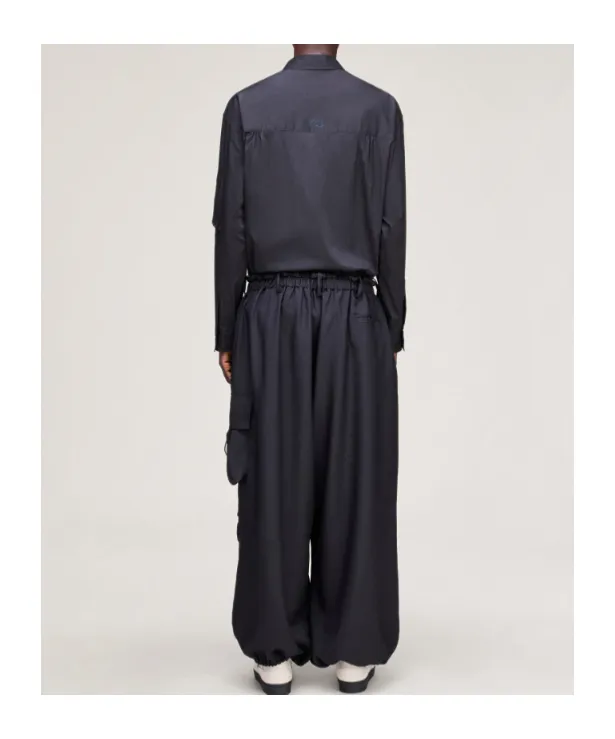 Y-3 Sport Uniform Wide Cargo Trousers