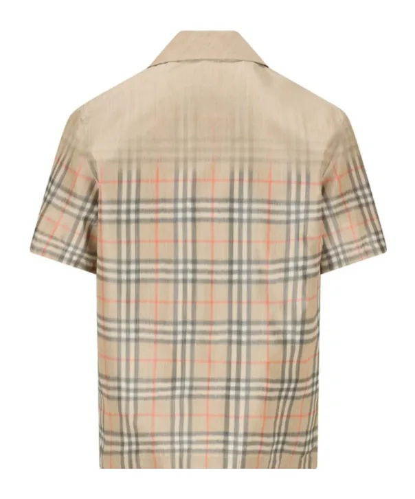 Burberry Short Sleeved Checked Shirt