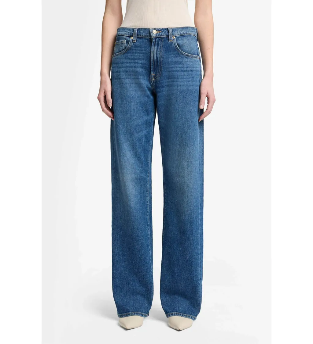 7 For All Mankind Tess Straight-Leg Jeans