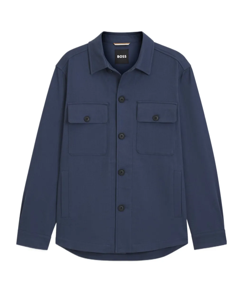 Long-Sleeved Shirt Jacket