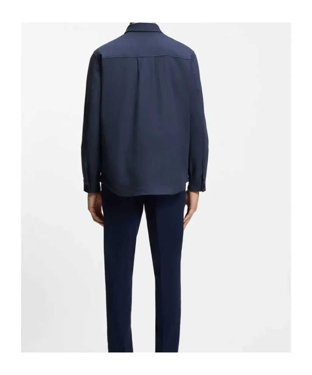 Long-Sleeved Shirt Jacket
