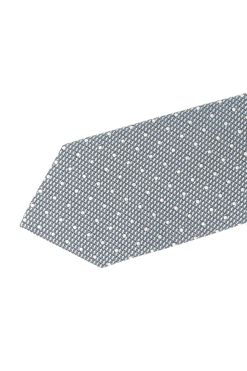 Jacquard Polka-Dot Silk Tie