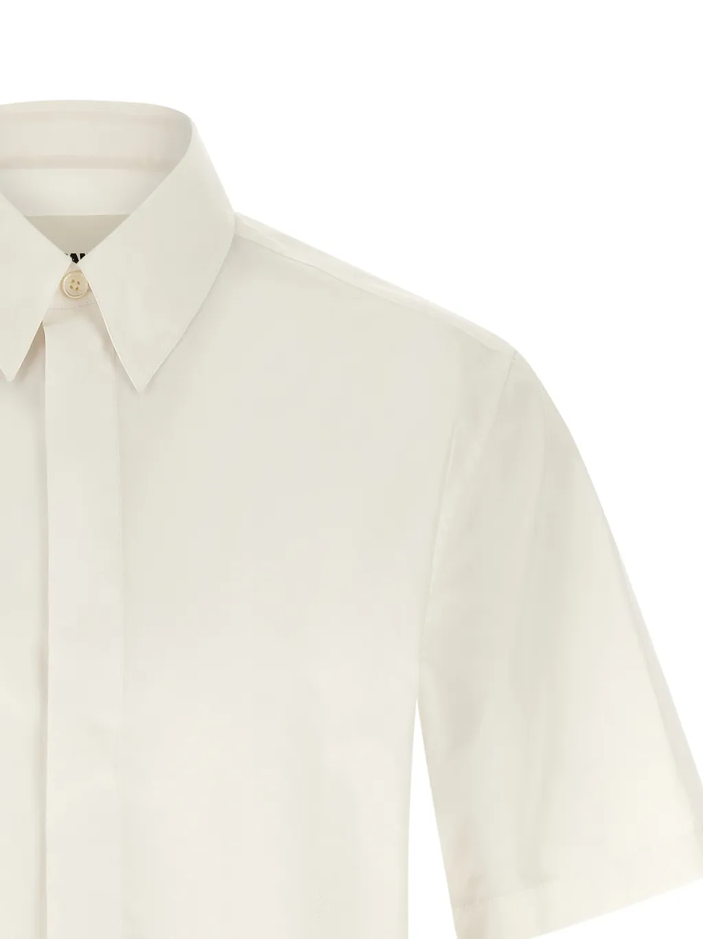 Jil Sander Logo Embroidered Short-Sleeved Shirt